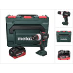 Metabo SB 18 LT BL Perceuse-visseuse à percussion sans fil 75 Nm 18 V Brushless + 1x Batterie 5,5 Ah + Coffret MetaBOX - sans chargeur