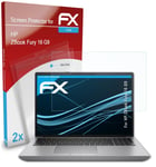 atFoliX 2x Protecteur d'écran pour HP ZBook Fury 16 G9 clair