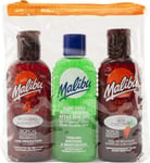 Malibu Sun Fast Tanning Travel Essentials, SPF 4 Bronzing and Beta Carotene Oil,