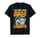 I'M ONE BAD BASS GRANDPA, for the fishing grandfather T-Shirt