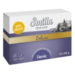 Smilla Deluxe Chunks 12 x 85 g - kana, kesäkurpitsa & porkkana