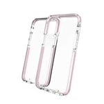 Gear4 Iphone 12 Mini Cover Crystal Palace Pink Clear Shockproof Tough Back Case