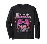 15th Birthday Gaming Gift Girl Age 15 Year Old Gamer Girls Long Sleeve T-Shirt