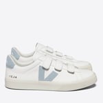 Veja Women's Recife Chrome Free Leather Velcro Trainers - UK 4