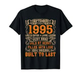 Vintage September 1995 Birthday Decorations Men Women Kids T-Shirt