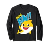 Baby Shark High Fin Smiling Long Sleeve T-Shirt