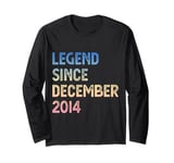 10th Birthday Boys Girls Legend Since December 2014 Long Sleeve T-Shirt