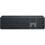 Logitech MX Keys S tangentbord Trådlös RF + Bluetooth QWERTY Amerikanskt internationellt grafit