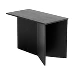 HAY Slit Oblong sidobord 27,5x49 cm Black lacquered oak