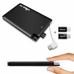 Credit Card Size Portable Battery Pack USB Charger For Amazon Kindle Fire Tablet