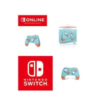 Manette Nintendo Switch - Lite Bluetooth Sans Fil Bleu Orange Capuce Pokemon Edition Limitee Undercontrol