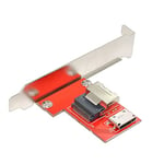 ChenYang CY Adaptateur Mini SAS SFF-8087 PCI-Express 4.0 vers Oculink SFF-8611 SFF-8612 PCBA femelle avec support