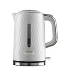Daewoo SDA2600 Honeycomb 1.7L Textured Fast Rapid Boil Cordless 3KW Kettle White