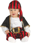 FIESTAS GUIRCA Déguisement Pirate Costume Bébé Garçon Taille 6-12 Mois