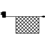 10 stk Sirius Easy-Line lysnett utendørs, 240 varmhvite lys, 2,5x1,5 meter