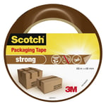 Scotch® sterk pakketape brun, 1 rull 48 mm x 66 m