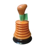 Buffalo Mini Plunger Cleanware House Kitchen Sink Shower Orange Drain Unblock