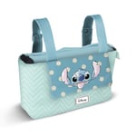 Disney Lilo et Stitch Lovely-Sac Organisateur de Poussette Bébé Hamper Mommy, Bleu, 31 x 27 cm