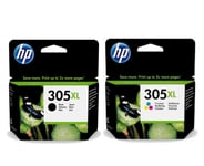 HP 305XL Genuine Ink Cartridges Bundle Pack for HP Deskjet 2700 printer