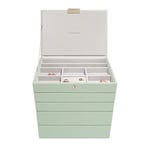 Stackers Sage Green Classic Medium Jewellery box - Set of 5