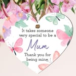 Wooden Heart Plaque for Mum: You're Special Heartfelt Mother's Day Gift, Mum Appreciation Keepsake - Mum Love Message, Thank You Mum Gift Idea - Thank You Present, Nanny/Nan Keepsake