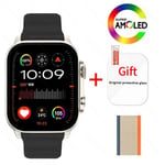 2024 Uusi Aito Hello Watch 3 Plus Älykello 49Mm Amoled 4G Rom Nfc Kompassi Kello Bluetooth Puhelu Urheilu Älykello Miehet Naiset_Black Trail orange_With original box