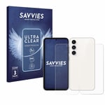 6x Film Protection Ecran pour Samsung Galaxy S23 FE (Avant+Arrière) Film