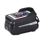 Waterproof Cycling Top Front Tube Frame Bag 6.5 Inch Bike Phone Bag