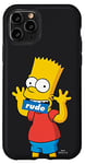 iPhone 11 Pro The Simpsons Bart Simpson Rude Mouth Black Case