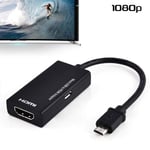 micro-usb-hdmi-sovitinkaapeli mirco-usb-hdmi-hd-muunnoskaapeli matkapuhelin katsella televisiota