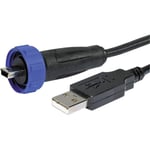 Cordon adaptateur 3m usb a mâle / Mini-USB b mâle IP68 eska Bulgin PX0441/3M00