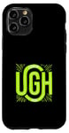 Coque pour iPhone 11 Pro Pouah vert ! Mood Green Graphic