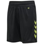 Core Xk Poly Shorts Kids Black/lime Popsicle - Hummel, størrelse 152 cm