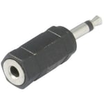 Adaptateur jack Jack mâle 3.5 mm - Jack femelle 3.5 mm mono Nombre de pôles:2 1 pc(s) S306591 - Tru Components