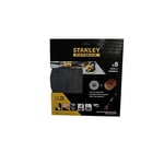 Feuilles abrasives - STANLEY - Kit pour ponceuse murale 5041125 - Noir