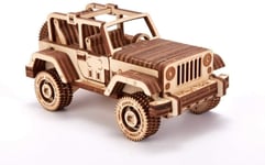 Wood Trick WDTK008 - Safari Voiture 4X4 - 3D Mechanical Bois Puzzle - 126 Pcs