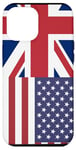 iPhone 12 Pro Max UK and USA Flags: United in Friendship and Pride Case