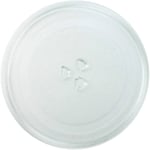 Universal Microwave Turntable Glass Plate with 3 Fixtures, 245 mm Uk seller