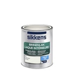 Sikkens - Peinture Laque Intérieure Bois et Fer - Résistance maximale aux taches et rayures - Satin Blanc Chaux 0,75 L