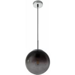 Sphère design pendule plafonnier salon chambre éclairage verre suspension lampe fumée