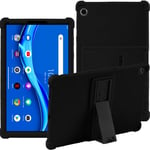 Lenovo Tab M10 FHD Plus (2nd Gen) 10.3 Inch Case,ATOOZ PC Holder Tablet Silicone Case,Anti-drop for Lenovo Tab M10 Plus TB-X606F TB-X606X(Black)