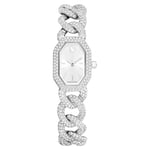 Swarovski Dextera Chain Watch, Swiss Made, Crystal Bracelet, Silver Tone, Stainless Steel