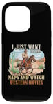 Coque pour iPhone 13 Pro Faites la sieste et regardez un fan du film Western Movie Lover