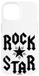 iPhone 15 Cool Rock and Roll Star, I Love Rock Loud Music, Rock & Roll Case