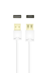 QNECT – USB 2.0 Extension Cable A Male-A Female, 5m, White (101459)