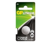 Pile bouton lithium CR2032 3 V - GP