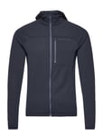 M Light Zip Hood Fleece Blue Peak Performance