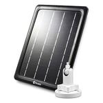 Swann Solar Panel for Outdoor Security Camera, Weatherproof, Adjustable Angle With Long Cable