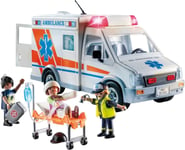 Playmobil CITY Action ambulance avec blessée - Playmobil