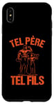 Coque pour iPhone XS Max Tel père tel fils accessoire musculation bodybuilding humour